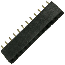 PBS-1x12 (PBS-12) шаг 2.54 мм, Разъем