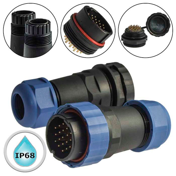 SZC28 19P-F-M, Разъем герметичный - изображение 1