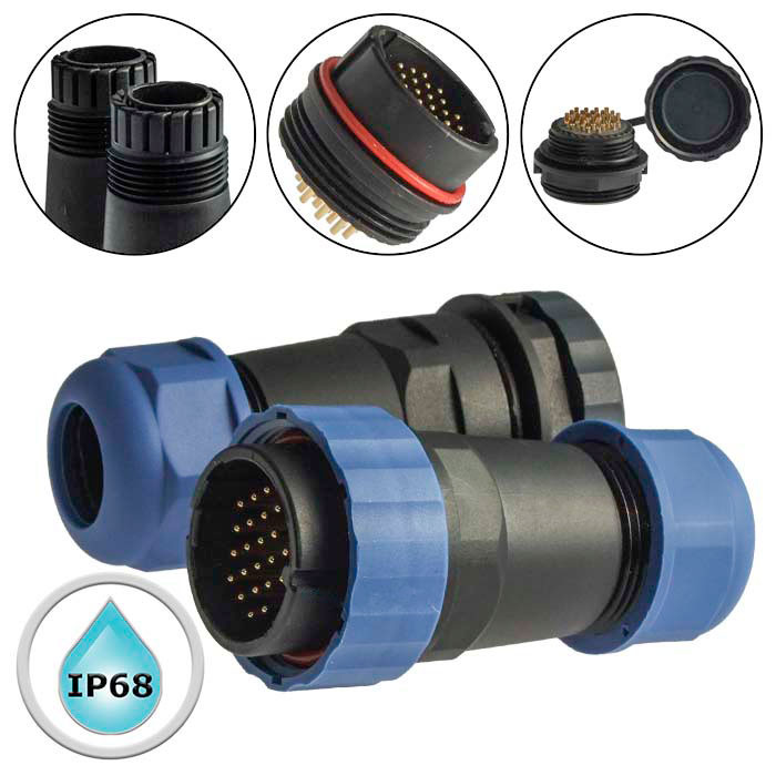 SZC28 22P-F-M, Разъем герметичный - изображение 1