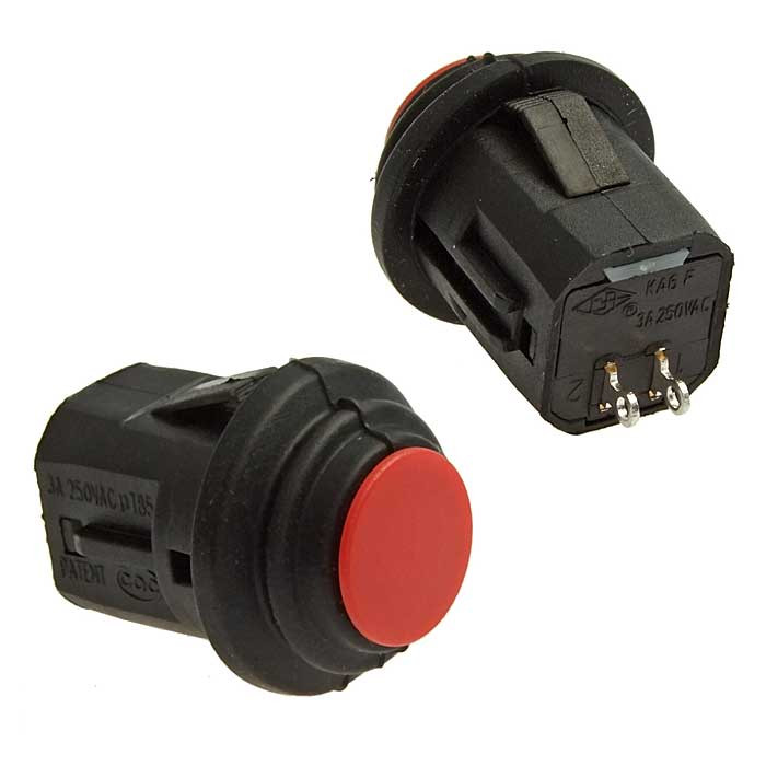 SB570-R IP65 on-off ф14mm, Кнопочный переключатель - изображение 1
