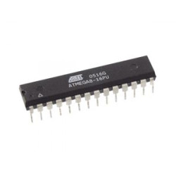 ATmega8-16PU, Микроконтроллер 8-Бит, AVR, 16МГц, 8КБ Flash [DIP28]