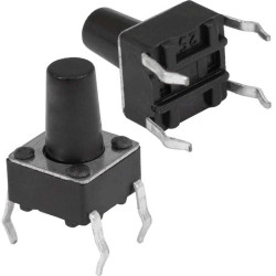KAN0611-0901B 6x6x9 mm, Кнопка тактовая