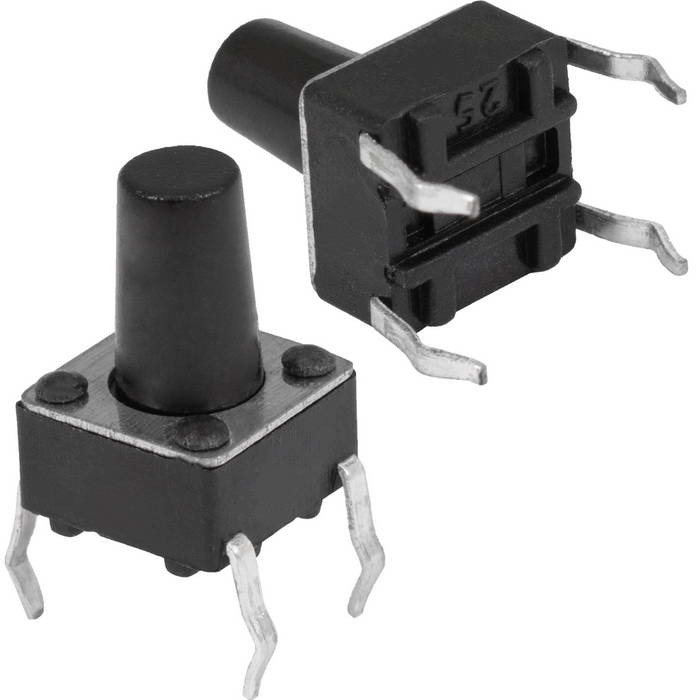 KAN0611-0901B 6x6x9 mm, Кнопка тактовая - изображение 1