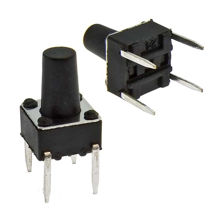 KAN0612-0901B 6x6x9 mm, Кнопка тактовая - изображение 1