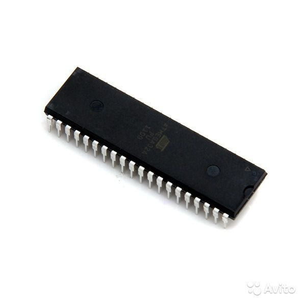 ATmega32A-PU (ATmega32-16PU), Микроконтроллер 8-Бит, AVR, 16МГц, 32КБ Flash [DIP40] - изображение 1