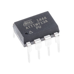 ATTINY13A-PU, Микроконтроллер 8-Бит, picoPower, AVR, 20МГц, 1КБ Flash [DIP8] - изображение 1