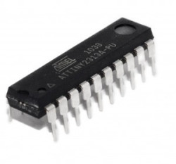 ATtiny2313A-PU, Микроконтроллер 8-Бит, picoPower, AVR, 20МГц, 2КБ Flash [DIP20]