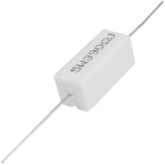 RX27-1 390 Ом 5W 5% / SQP5, Резистор - изображение 1