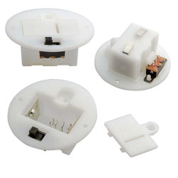 AG10*4/AG13*3 switch D38mm, Батарейный отсек