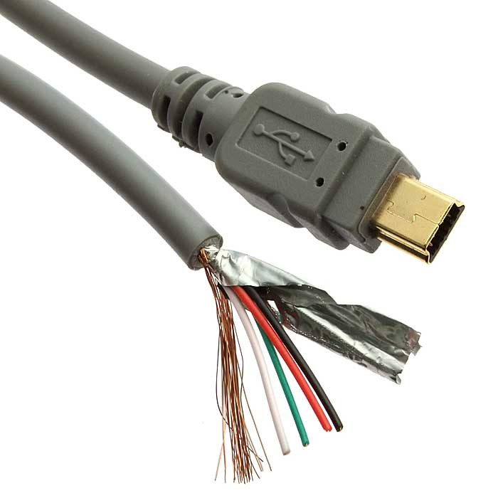 MiniUSB-BM 5p 0.8m, Компьютерный шнур - изображение 1