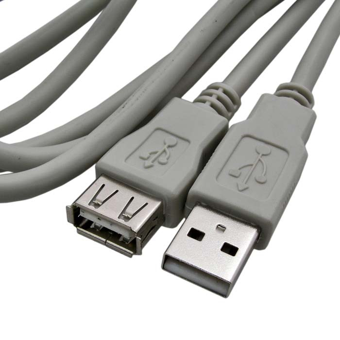 USB2.0 A(m)-USB A(f) G 5m, Компьютерный шнур - изображение 1