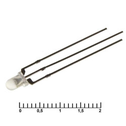 3 RG 300-500mcd 2-3,4v, Светодиод