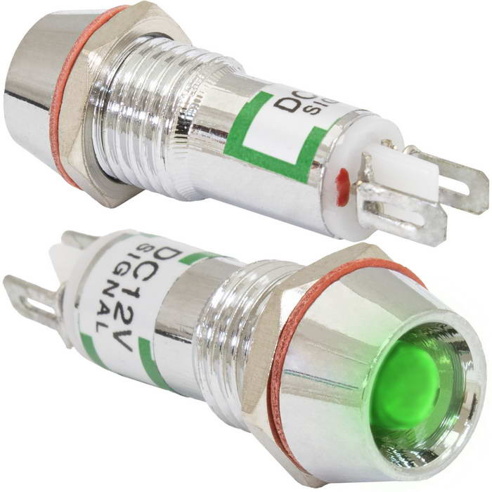 L-616-G 12v (10mm), Светодиод в корусе - изображение 1