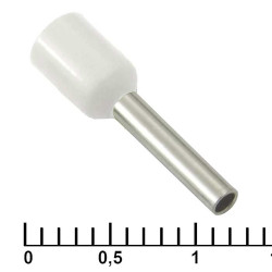 DN01510 white (1.7x10mm), Кабельный наконечник