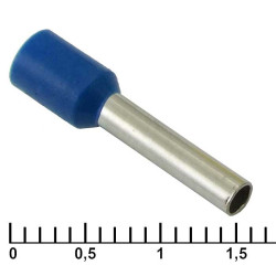 DN02512 blue (2.2x12mm), Кабельный наконечник