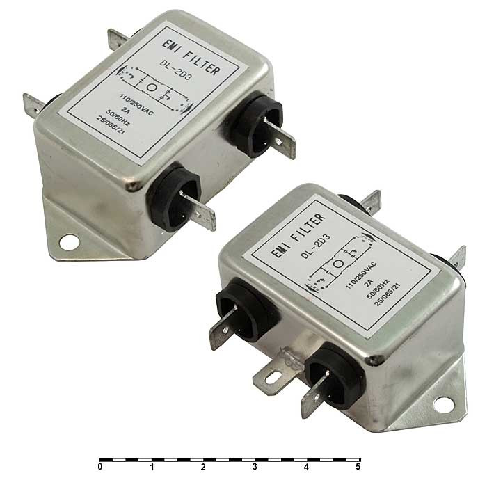 DL-2D3 2A. 250V, Фильтр сетевой - изображение 1