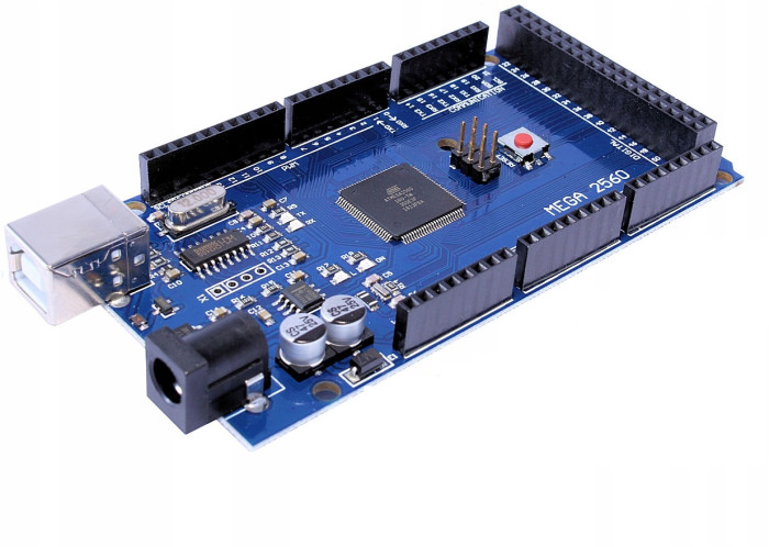 Arduino совместимый Mega 2560 R3 + USB-B кабель - изображение 1