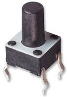 KAN0611-0901B (1-1825910-4, FSM8JH), Кнопка тактовая 6х6 мм h=9 мм - изображение 1
