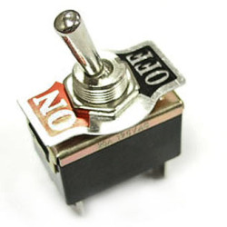 KN3(B)-201P(A), Тумблер ON-OFF (6A 250VAC) DPST 4P (SS321)