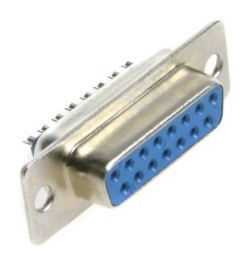 DB-15F (DS1033-15F), Гнездо 15 pin