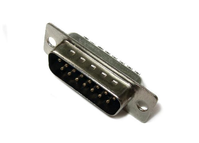 DB-15M (DS1033-15M), Вилка 15 pin на кабель - изображение 1