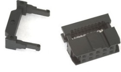IDC-10F (DS1016-10), Розетка 2.54мм на шлейф