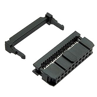 IDC-20F (DS1016-20), Розетка 2.54мм на шлейф - изображение 1