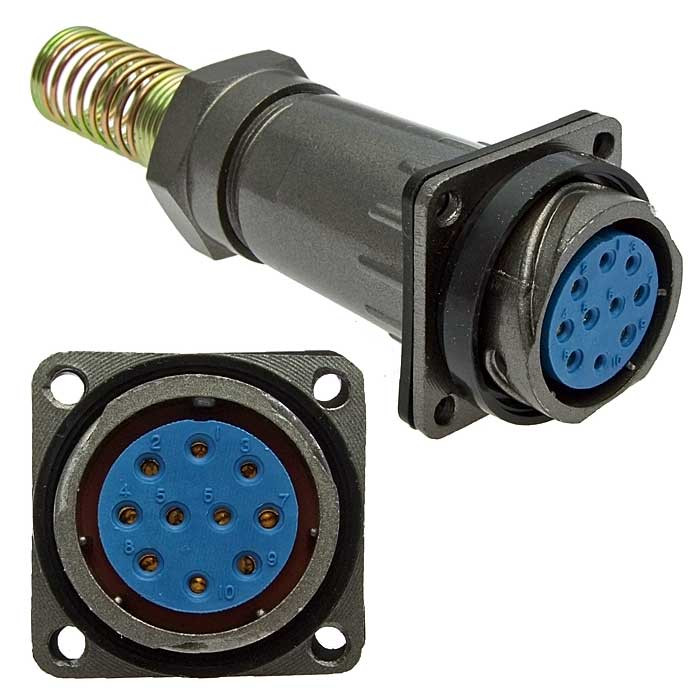 FQ24-10pin ZPK-12, Разъем - изображение 1