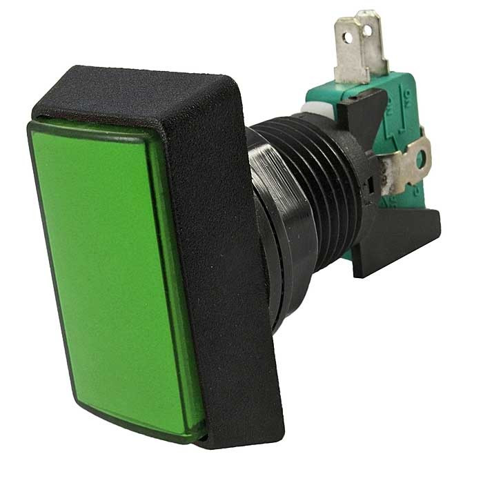 GMSI-3B-R no(nc)+nc(no) green, Кнопка - изображение 1
