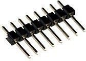 PLS-8 (DS1021-1x8), Вилка штыревая 2.54мм 1x8 прямая