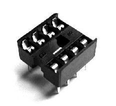 SCS-08 (DS1009-8AN), DIP панель 8 контактов узкая