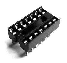 SCS-14 (DS1009-14AN), DIP панель 14 контактов узкая