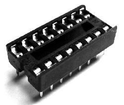 SCS-16 (DS1009-16AN), DIP панель 16 контактов узкая - изображение 1