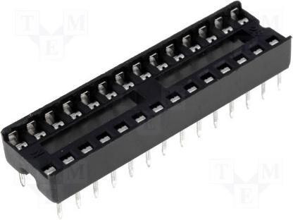 SCS-28 (DS1009-28AN), DIP панель 28 контактов узкая - изображение 1