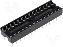 SCS-28 (DS1009-28AN), DIP панель 28 контактов узкая