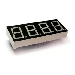 KEM-3461AG (Green), Индикатор семисегментный 4 разряда, общий катод