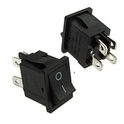 KCD1-201-4-C3, Переключатель ON-OFF 4 контакта (6A 250VAC)