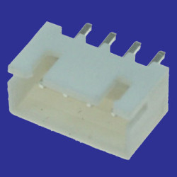 W-04 pitch 2.54mm, Вилка на плату