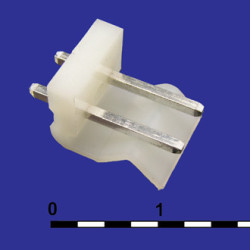 MPW-02 pitch 5.08 mm, Вилка на плату