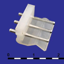 MPW-03 pitch 5.08 mm, Вилка на плату