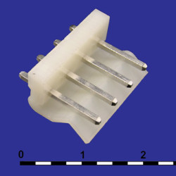 MPW-04 pitch 5.08 mm, Вилка на плату