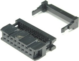 IDC-16F (DS1016-16), Розетка 2.54мм на шлейф - изображение 1