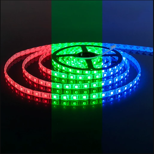 Лента светодиодная 5050 60 св./м 12В 14.4Вт IP65, Ecola LED strip PRO RGB (за метр) - изображение 1