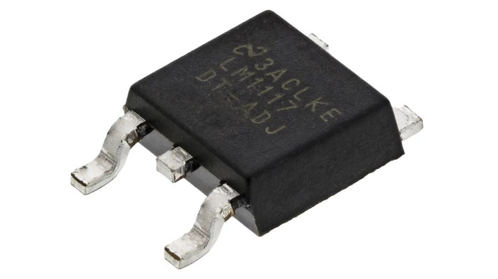 LM1117DTX-3.3, Линейный регулятор с низким падением напряжения, 3.3В, 0.8А [D-PAK] - изображение 1