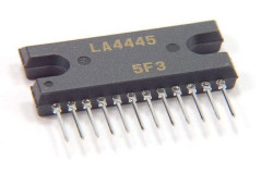 LA4445, 2-х канальный усилитель, 2 х 5.5Вт