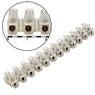 PA12-6A-6mm U-Type, Колодка клеммная 12 пар, 6 А - изображение 1