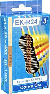 EK-R24/3, Набор резисторов CF сотни Ом, 0,25 Вт, 5% - изображение 1