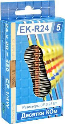 EK-R24/5, Набор резисторов CF десятки кОм, 0,25 Вт, 5% - изображение 1