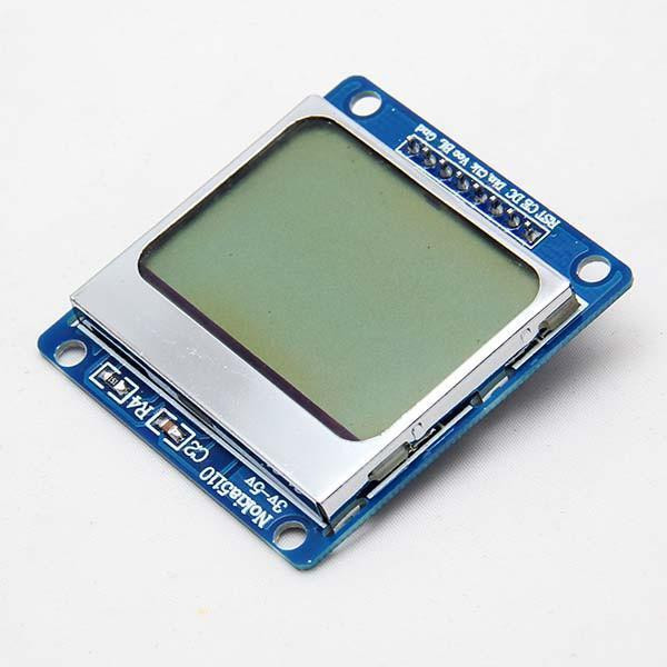 LCD5110, ЖК-Модуль с голубой подсветкой и адаптером для Arduino (неприпаянные контакты) - изображение 1