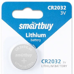 Батарейка CR2032, SMARTBUY Lithium 3В